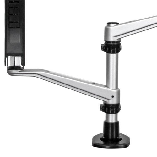 Startech Dual Monitor Desk Mount <30", <24" (Stacked), <9Kg, Full Motion, Silver, Vesa, 10