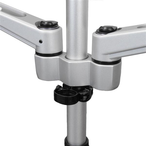 Startech Dual Monitor Desk Mount <30", <24" (Stacked), <9Kg, Full Motion, Silver, Vesa, 10