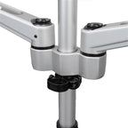 Startech Dual Monitor Desk Mount <30", <24" (Stacked), <9Kg, Full Motion, Silver, Vesa, 10