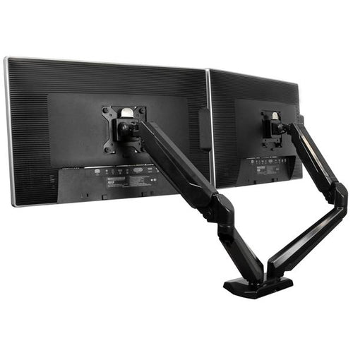 Startech Dual Monitor Desk Mount <32", <8Kg, Full Motion, Vesa, Black, Usb, Audio, 2Yr