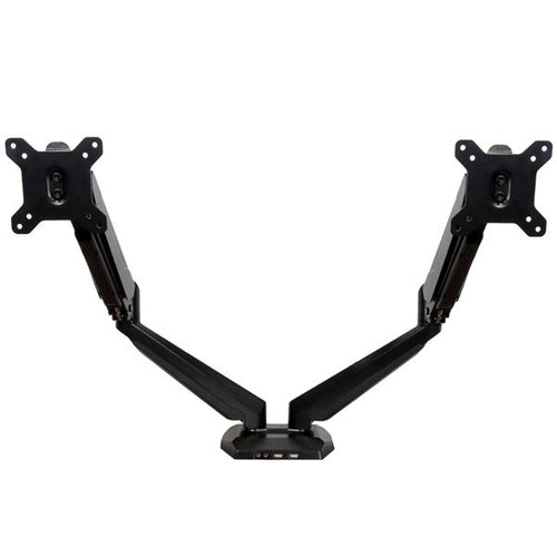 Startech Dual Monitor Desk Mount <32", <8Kg, Full Motion, Vesa, Black, Usb, Audio, 2Yr