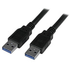 StarTech 3M USB 3.0 A To A Extension Cable, M/M, Black, Ltw