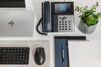 HP Poly Edge E550 Ip Phone, Noiseblock Ai And Acoustic Fence, Usb-C, Bluetooth/Wifi