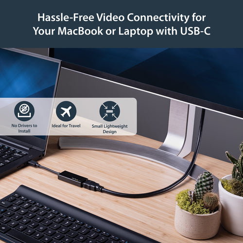 Startech Usb-C To HDMI Adapter 4K 60Hz USB Type-C To HDMI 2.0 Converter 3Yr