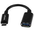 Startech 0.15M Usb-C (T/Bolt3) To USB 3.0 Adapter Cable, Black, 2Yr