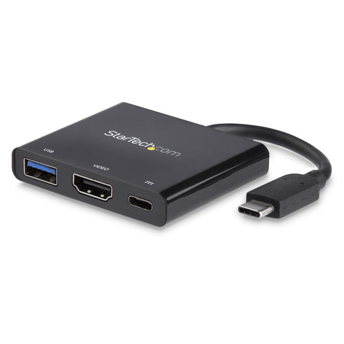 Startech Usb-C (T/Bolt3) Multiport Adapter, 4K Hdmi, Usb, Single Display, 60W Pd, 3Yr