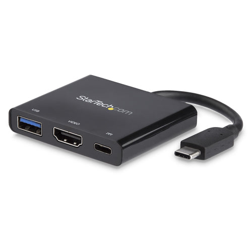 Startech Usb-C (T/Bolt3) Multiport Adapter, 4K Hdmi, Usb, Single Display, 60W Pd, 3Yr