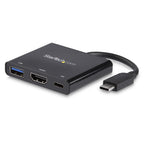 StarTech USB-C (T/Bolt3) Multiport Adapter, 4K HDMI, USB, Single Display, 60W Pd