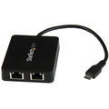 Startech Usb-C To Dual Gbe Adapter, USB 3.0(1), Black, 2Yr