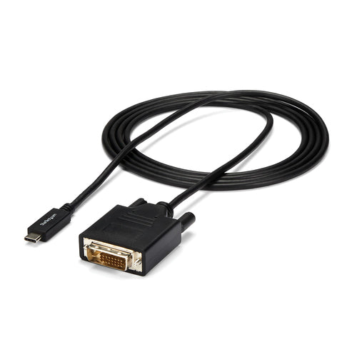 Startech 2M Usb-C (T/Bolt3) To Dvi Adapter Cable, 3Yr