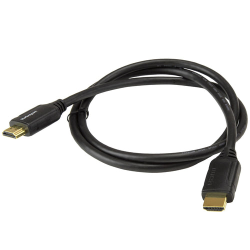 Startech 1M High Speed HDMI 2.0 Cable, M/M, 4K 60Hz, Ethernet, Ltw