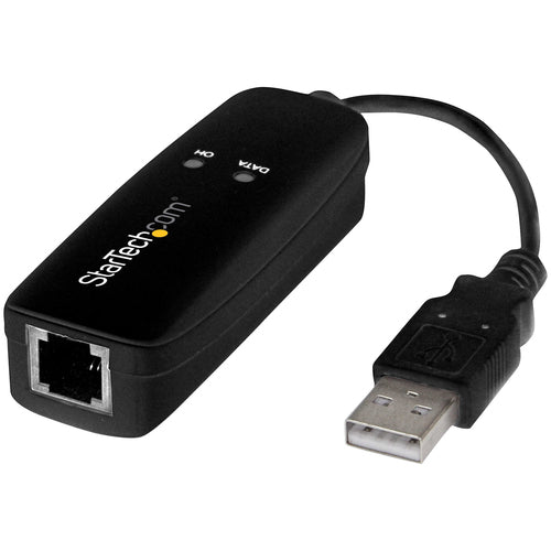 Startech USB 2.0 Fax Modem 56K V.92 External Hardware Dial Up Adapter 2Yr