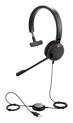 Jabra Corded Evolve 30 Ii Ms Stereo Headset,3.5Mm,Usb-C/A