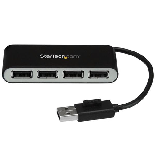 Startech 4 Port Usb2.0 Hub, Mini, Inbuilt Cable, 2Yr