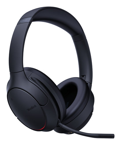 Yealink Wireless (Bh78) Ste Reo Bt Anc Headset W/Chargestand,Bt51,Black,C To A Adapter