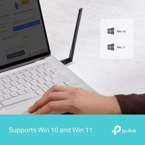 Tp-Link Archer Ax1800 Wi-Fi 6 Dual-Band USB 3.0 Adapter, High Gain, 3Yr