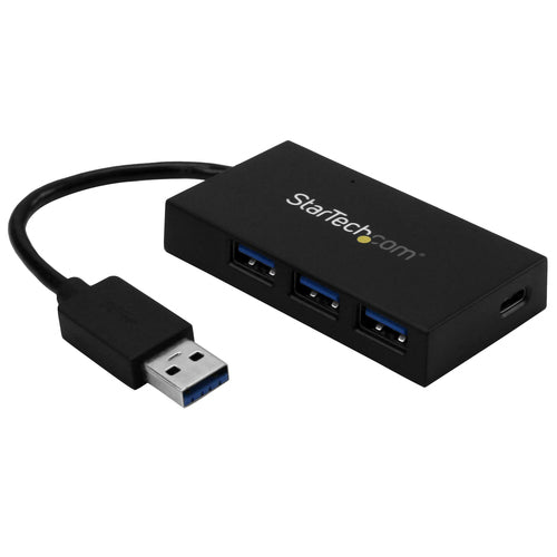 Startech 4 Port USB 3.0 Hub (Usb-A) - 3 Usb-A & Usb-C - Self/Bus Power 2Yr