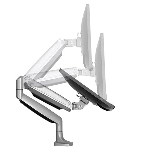 Startech Monitor Desk Mount, Up To 34", Heavy Duty, H/Adj, Vesa, Silver, 5Yr