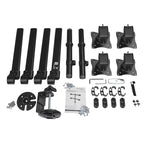 Startech Quad Monitor Desk Mount <27", <8Kg, Full Motion, H/Adj, Vesa, Black, 5Yr