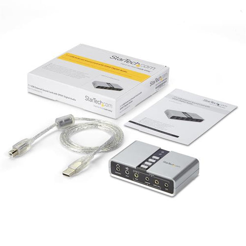 Startech 7.1 USB Audio Adapter Sound Card With Spdif Digital Audio 2Yr