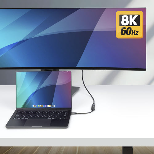 Startech Usb-C To HDMI Adapter, 8K 60Hz / 4K 120Hz, USB C To HDMI 2.1, 3 Yr