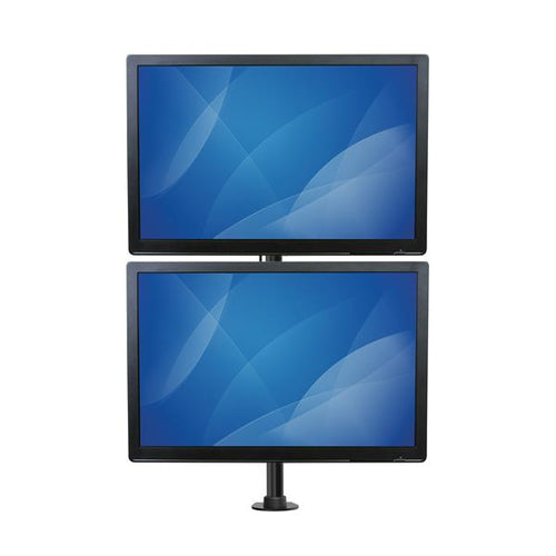 Startech Dual Monitor Desk Mount <34", <10Kg, Full Motion, Vertical, Vesa, Black, 5Yr