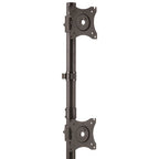 Startech Dual Monitor Desk Mount <34", <10Kg, Full Motion, Vertical, Vesa, Black, 5Yr