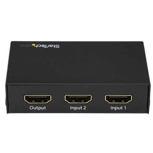Startech 2 Port HDMI Switch - 4K HDMI Switch Box - Uhd 4K 60Hz 2Yr