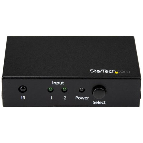Startech 2 Port HDMI Switch - 4K HDMI Switch Box - Uhd 4K 60Hz 2Yr