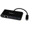 Startech 3 Port Usb-C Hub, Usb-C(1), Usb(3), Rj45, 60W Pd, 2Yr