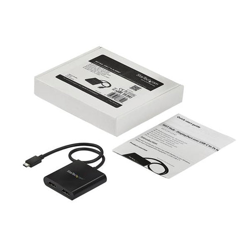 Startech Usb-C (T/Bolt3) To 2X HDMI Adapter, Dual Displays, 3Yr
