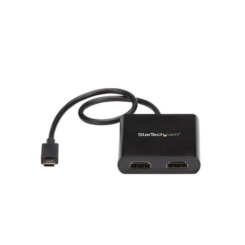 Startech Usb-C (T/Bolt3) To 2X HDMI Adapter, Dual Displays, 3Yr