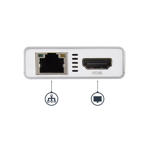 Startech Usb-C Multiport Adapter, 4K, Hdmi, Gbe, Usb(2), Single Display, 48W, 3Yr