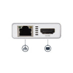 Startech Usb-C Multiport Adapter, 4K, Hdmi, Gbe, Usb(2), Single Display, 48W, 3Yr