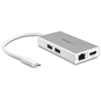 Startech Usb-C Multiport Adapter, 4K, Hdmi, Gbe, Usb(2), Single Display, 48W, 3Yr