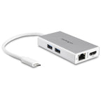 Startech Usb-C Multiport Adapter, 4K, Hdmi, Gbe, Usb(2), Single Display, 48W, 3Yr