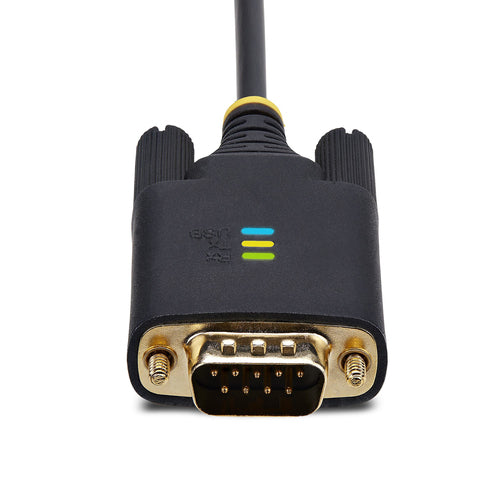 Startech 13Ft (4M) 2-Port USB To Serial Adapter Cable, Interchangeable Db9 Screws/Nuts, Co