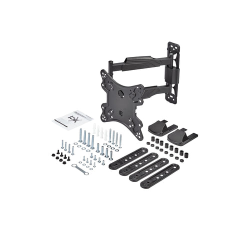 Startech Tv Wall Mount, Full Motion, 32-55", 35Kg, Up To 400X400 Vesa, Black, 5Yr