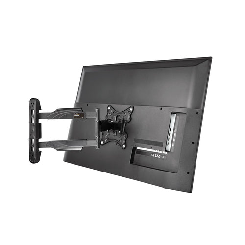 Startech Tv Wall Mount, Full Motion, 32-55", 35Kg, Up To 400X400 Vesa, Black, 5Yr