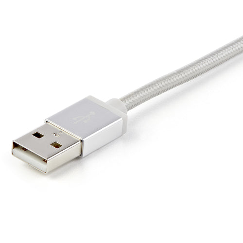 Startech 1M Usb2.0 To Multiports Cable, Braided, Usb-C/Micro-Usb/Ltn, White,2Yr