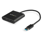 StarTech USB 3.0 To Dual HDMI Adapter, 4K