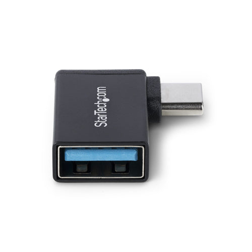 Startech Usb-C To Usb-A Adapter, Right-Angled, USB 5Gbps, 3A, Usb-C Male To Usb-A Female C