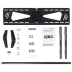 Startech Low-Profile Tv Wall Mount, Fixed, 37"-75", Up To 800X400 Vesa, Black, 5Yr