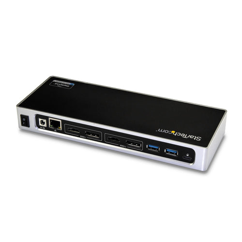 Startech Usb-C Usb-A Hybrid 4K Dock, Dual Display,Hdmi(2),Dp(2),Usb(6),Usb-C,No Pd,3Yr