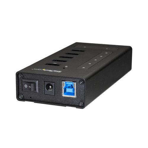 Startech 7 Port Usb-C Hub, Usb-C(2), Usb(5), Rugged, Mount, Dc, 2Yr