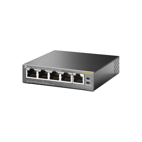 Tp-Link 5-Port Unmanaged Gigabit Switch, Poe+(4), 65W, Metal Case, 5Yr