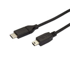 StarTech 2M USB-C To Mini USB Cable, USB 2.0, USB-C To USB Mini 2Yr