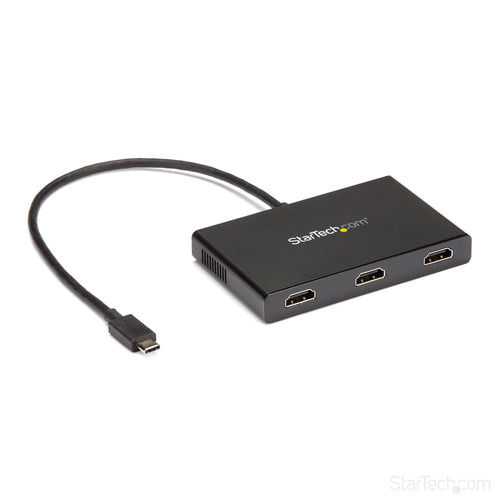 Startech Usb-C Multiport Adapter, 4K, Hdmi(3), Triple Display, Windows, 3Yr
