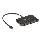 StarTech USB-C Multiport Adapter, 4K, HDMI(3), Triple Display, Windows