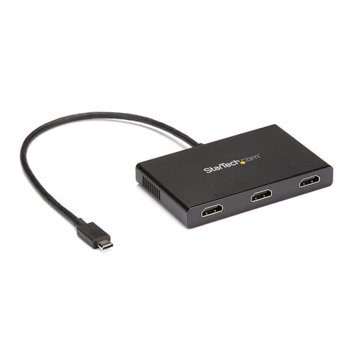 Startech Usb-C Multiport Adapter, 4K, Hdmi(3), Triple Display, Windows, 3Yr
